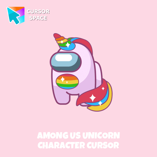 Among Us Unicorn Character cursor pointer cursor